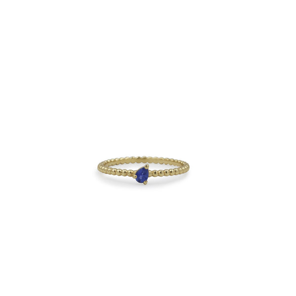 Sapphire Drop Ring