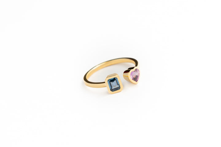 Sapphire Ring - Saudi Gold Jewelry online store