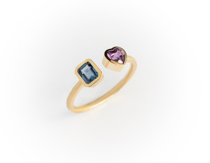 Sapphire Ring - Saudi Gold Jewelry online store