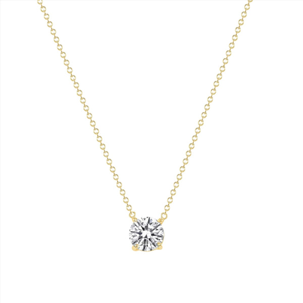 Diamond Solitaire Necklace