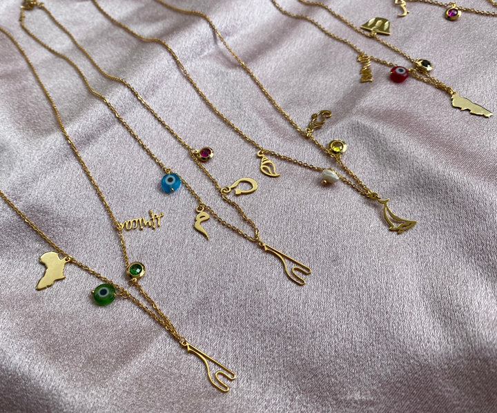 Silver Charms Necklace